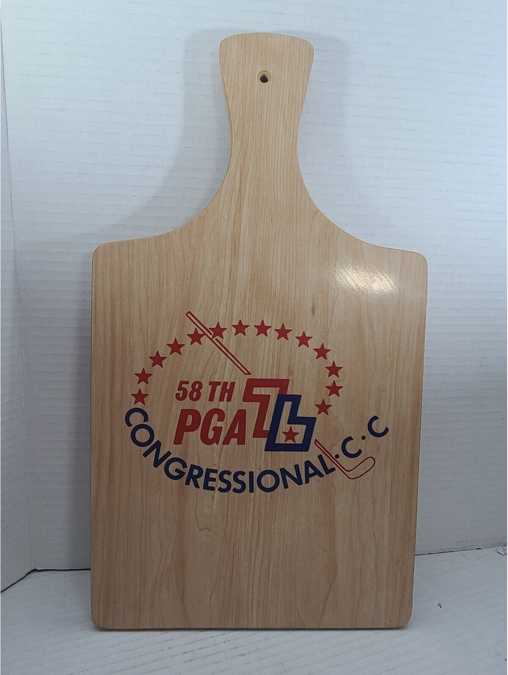 58th PGA 1976 Congressional Country Club Golf Commemorative Cutting Board
